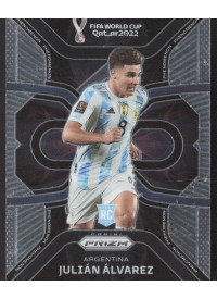 Julian Alvarez, Kartička, 2022 Panini Prizm FIFA World Cup Qatar, INSERT
