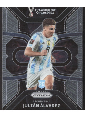 Julian Alvarez, Card, 2022 Panini Prizm FIFA World Cup Qatar, INSERT