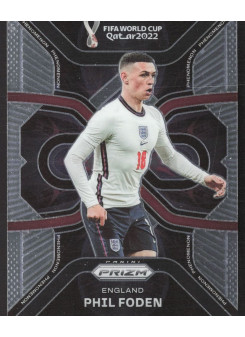 Phil Foden, Kartička, 2022 Panini Prizm FIFA World Cup Qatar, INSERT