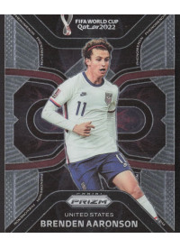 Brenden Aaronson, Kartička, 2022 Panini Prizm FIFA World Cup Qatar, INSERT