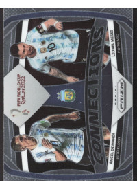 Angel Di Maria/Lionel Messi, Kartička, 2022 Panini Prizm FIFA World Cup Qatar, INSERT