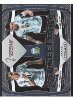 Angel Di Maria/Lionel Messi, Kartička, 2022 Panini Prizm FIFA World Cup Qatar, INSERT