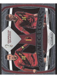 Eden Hazard/Thorgan Hazard, Kartička, 2022 Panini Prizm FIFA World Cup Qatar, INSERT