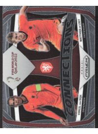 Matthijs de Ligt/Virgil van Dijk, Kartička, 2022 Panini Prizm FIFA World Cup Qatar, INSERT