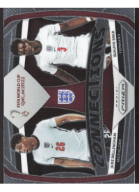Bukayo Saka/Jude Bellingham, Kartička, 2022 Panini Prizm FIFA World Cup Qatar, INSERT