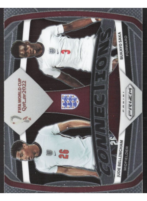 Bukayo Saka/Jude Bellingham, Card, 2022 Panini Prizm FIFA World Cup Qatar, INSERT