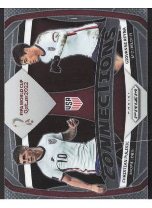 Christian Pulisic/Giovanni Reyna, Card, 2022 Panini Prizm FIFA World Cup Qatar, INSERT