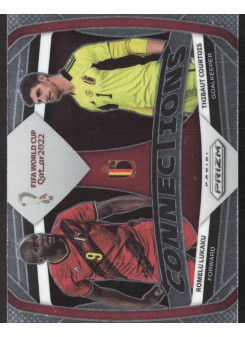 Romelu Lukaku/Thibaut Courtois, Kartička, 2022 Panini Prizm FIFA World Cup Qatar, INSERT