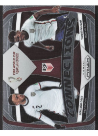 Sergino Dest/Yunus Musah, Kartička, 2022 Panini Prizm FIFA World Cup Qatar, INSERT