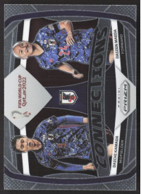 Daichi Kamada/Daizen Maeda, Kartička, 2022 Panini Prizm FIFA World Cup Qatar, INSERT