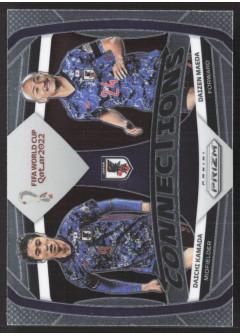 Daichi Kamada/Daizen Maeda, Card, 2022 Panini Prizm FIFA World Cup Qatar, INSERT
