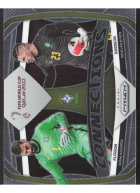Alisson/Ederson, Kartička, 2022 Panini Prizm FIFA World Cup Qatar, INSERT