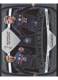 Lucas Hernandez/Theo Hernandez, Kartička, 2022 Panini Prizm FIFA World Cup Qatar, INSERT
