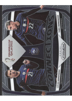 Lucas Hernandez/Theo Hernandez, Kartička, 2022 Panini Prizm FIFA World Cup Qatar, INSERT