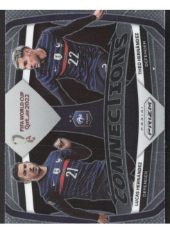 Lucas Hernandez/Theo Hernandez, Kartička, 2022 Panini Prizm FIFA World Cup Qatar, INSERT
