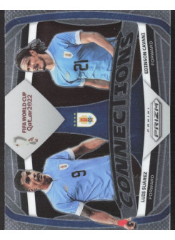 Edinson Cavani/Luis Suarez, Kartička, 2022 Panini Prizm FIFA World Cup Qatar, INSERT