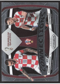 Ivan Perisic/Marcelo Brozovic, Kartička, 2022 Panini Prizm FIFA World Cup Qatar, INSERT