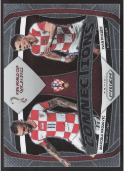Ivan Perisic/Marcelo Brozovic, Kartička, 2022 Panini Prizm FIFA World Cup Qatar, INSERT