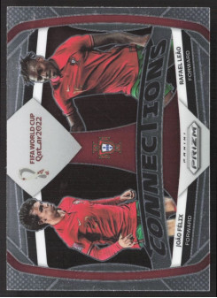 Joao Felix/Rafael Leao, Kartička, 2022 Panini Prizm FIFA World Cup Qatar, INSERT