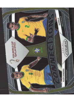 Alex Sandro/Danilo, Kartička, 2022 Panini Prizm FIFA World Cup Qatar, INSERT