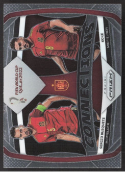 Koke / Sergio Busquets, Kartička, 2022 Panini Prizm FIFA World Cup Qatar, INSERT