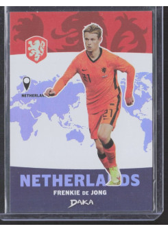 Frenkie de Jong, Kartička, 2025 Daka Top Audience Netherlands National Team, LIMIT