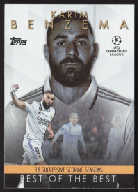 Karim Benzema, Kartička, Topps UEFA Club Competitions 2023-24, INSERT