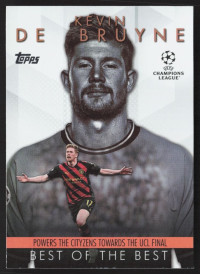 Kevin De Bruyne, Kartička, Topps UEFA Club Competitions 2023-24, INSERT