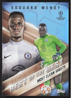 Edouard Mendy, Kartička, 2021-22 Topps UEFA Champions League, INSERT