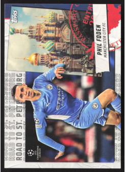 Phil Foden, Kartička, 2021-22 Topps UEFA Champions League, INSERT