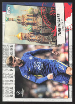 Timo Werner, Kartička, 2021-22 Topps UEFA Champions League, INSERT
