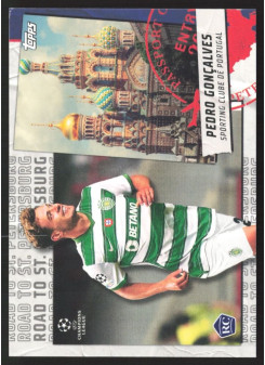 Pedro Goncalves, Kartička, 2021-22 Topps UEFA Champions League, INSERT