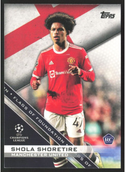 Shola Shoretire, Kartička, 2021-22 Topps UEFA Champions League, INSERT