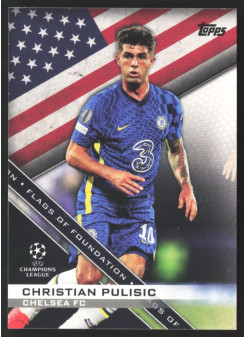 Christian Pulisic, Kartička, 2021-22 Topps UEFA Champions League, INSERT