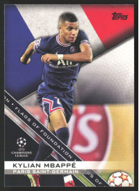 Kylian Mbappe, Kartička, 2021-22 Topps UEFA Champions League, INSERT