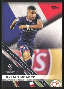 Kylian Mbappe, Kartička, 2021-22 Topps UEFA Champions League, INSERT