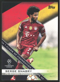 Serge Gnabry, Kartička, 2021-22 Topps UEFA Champions League, INSERT