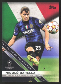 Nicolo Barella, Kartička, 2021-22 Topps UEFA Champions League, INSERT