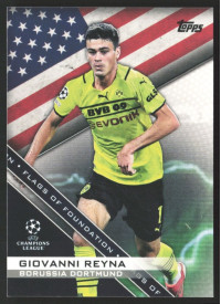 Giovanni Reyna, Kartička, 2021-22 Topps UEFA Champions League, INSERT