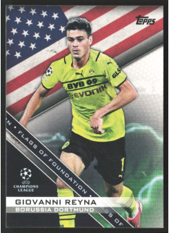 Giovanni Reyna, Kartička, 2021-22 Topps UEFA Champions League, INSERT