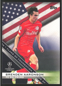 Brenden Aaronson, Kartička, 2021-22 Topps UEFA Champions League, INSERT