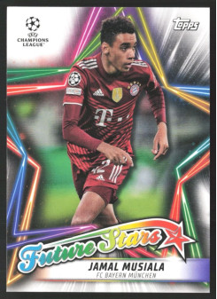 Jamal Musiala, Kartička, 2021-22 Topps UEFA Champions League, INSERT