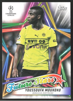 Youssoufa Moukoko, Kartička, 2021-22 Topps UEFA Champions League, INSERT