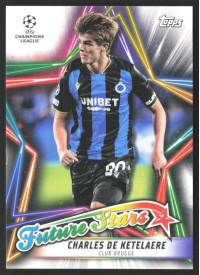 Charles De Ketelaere, Kartička, 2021-22 Topps UEFA Champions League, INSERT