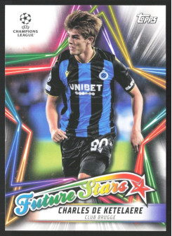 Charles De Ketelaere, Kartička, 2021-22 Topps UEFA Champions League, INSERT