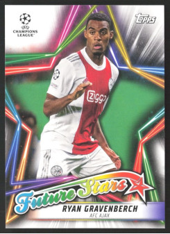 Ryan Gravenberch, Kartička, 2021-22 Topps UEFA Champions League, INSERT
