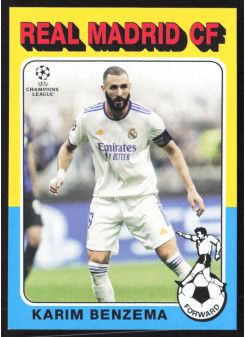 Karim Benzema, Kartička, 2021-22 Topps UEFA Champions League, INSERT
