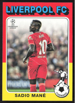 Sadio Mane, Kartička, 2021-22 Topps UEFA Champions League, INSERT
