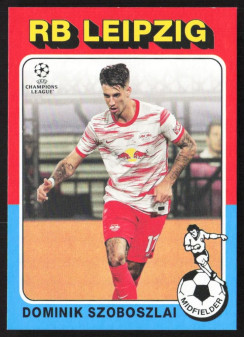 Dominik Szoboszlai, Kartička, 2021-22 Topps UEFA Champions League, INSERT
