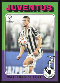 Matthijs de Ligt, Kartička, 2021-22 Topps UEFA Champions League, INSERT